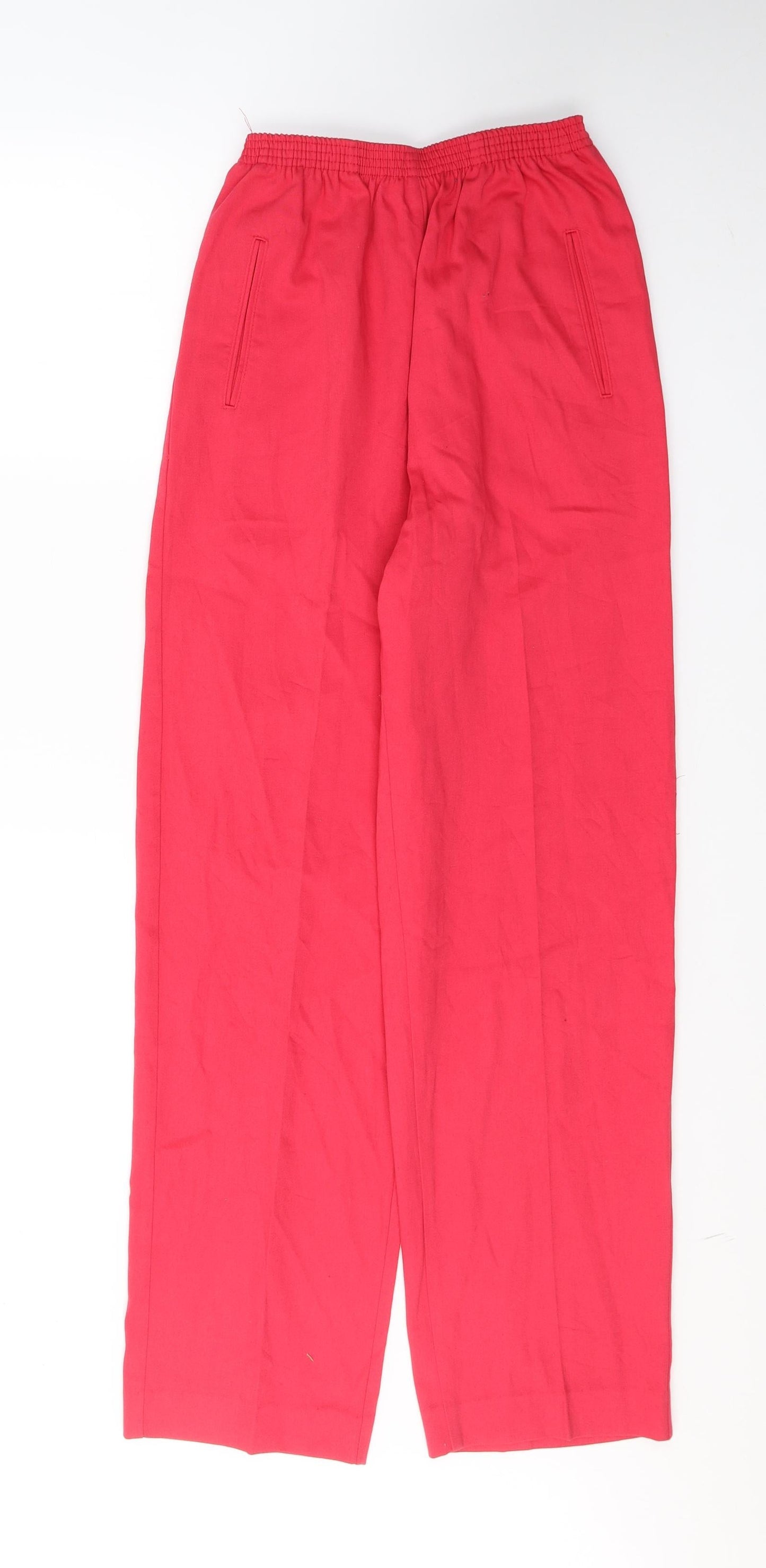 Jantzen Womens Red  Polyester Trousers  Size 10 L30 in Regular