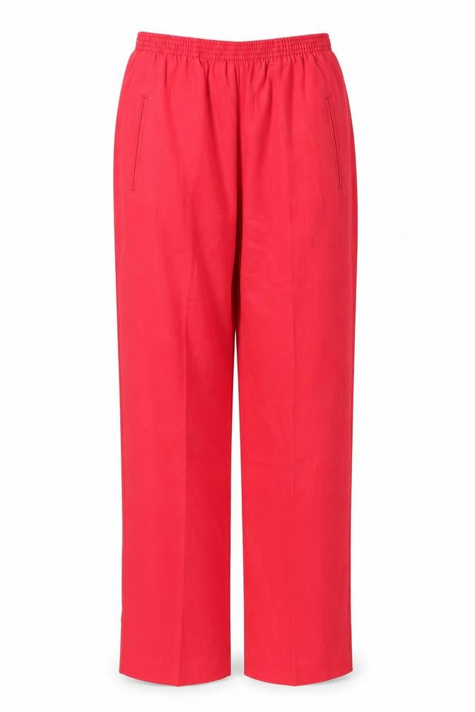 Jantzen Womens Red  Polyester Trousers  Size 10 L30 in Regular