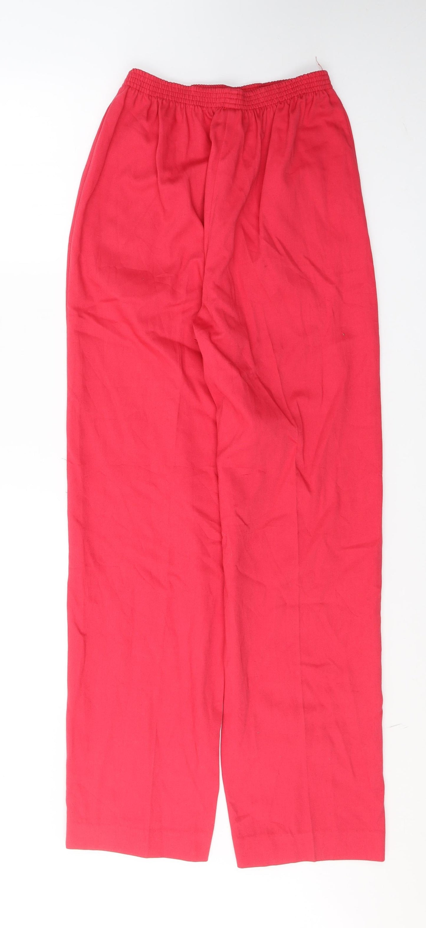 Jantzen Womens Red  Polyester Trousers  Size 10 L30 in Regular
