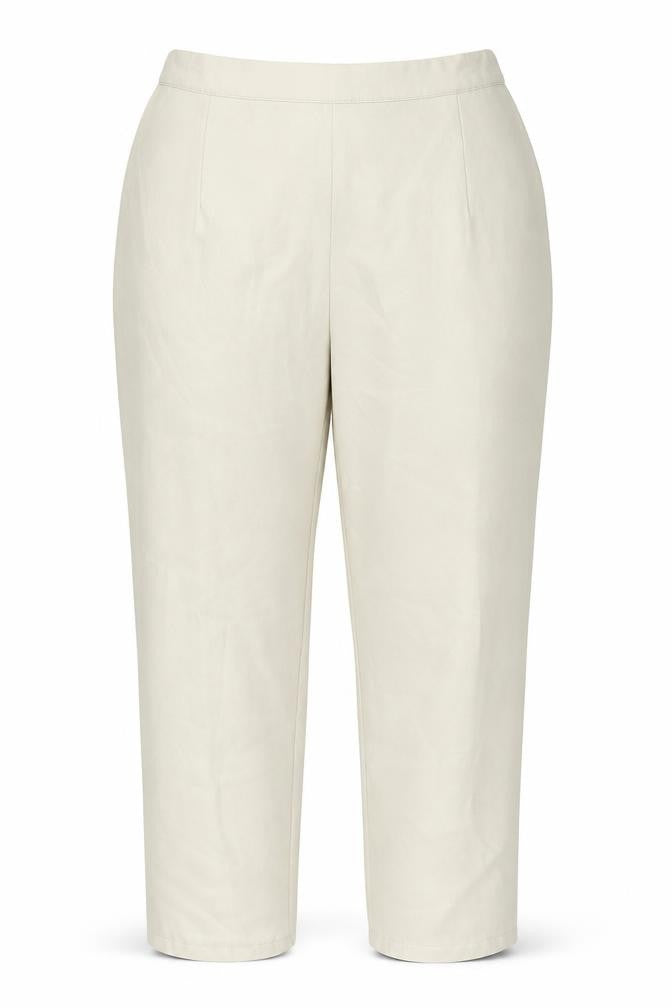 Preworn Womens Beige  Polyester Trousers  Size 18 L27 in Regular