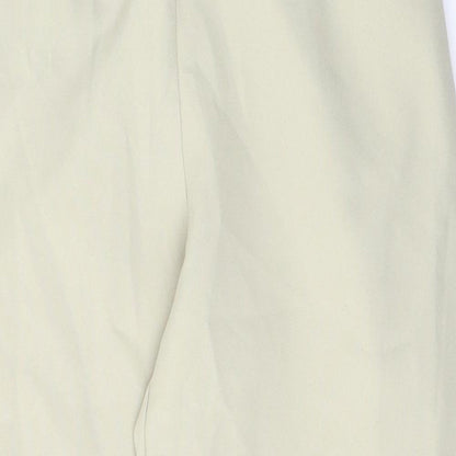 Preworn Womens Beige  Polyester Trousers  Size 18 L27 in Regular