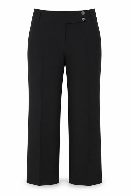 XE Womens Black  Polyester Dress Pants Trousers Size 12 L30 in Regular Zip