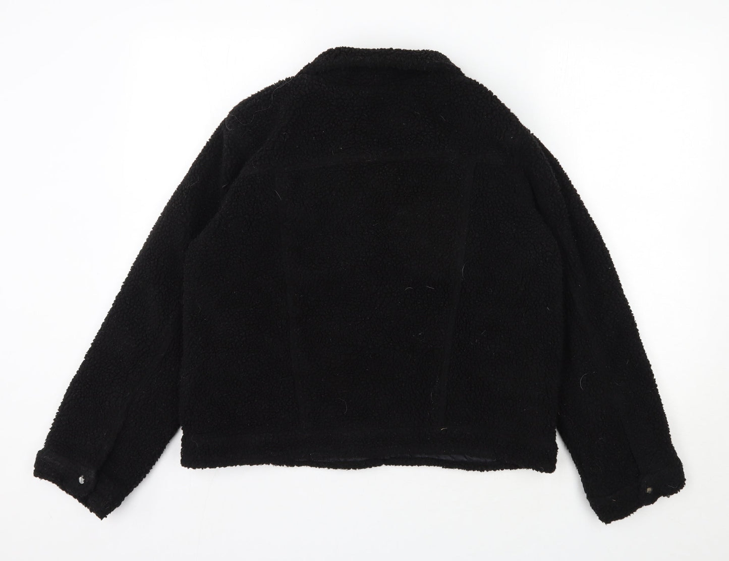 Brave Soul Womens Black   Jacket  Size 12  Snap