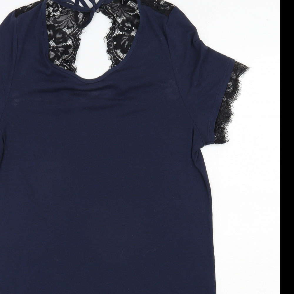 NEXT Womens Black  Polyester  Dress Size 6  Tie