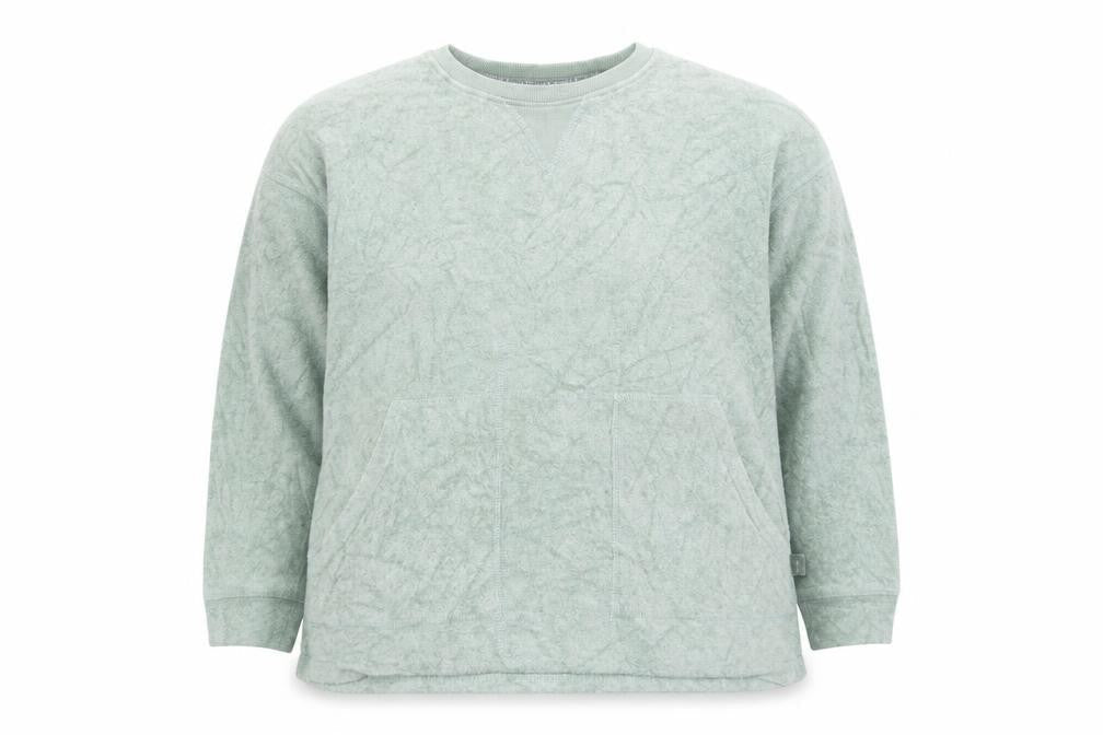 Primark Womens Green Crew Neck  Viscose Pullover Jumper Size S