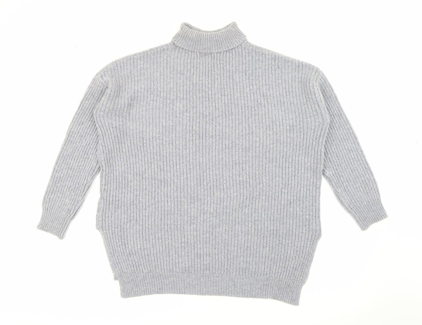 R Studio Womens Purple Roll Neck  Polyamide Pullover Jumper Size 14
