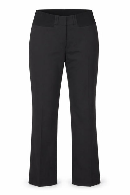 Slacks & Co Womens Black  Polyester Trousers  Size 25 L33 in Regular Zip