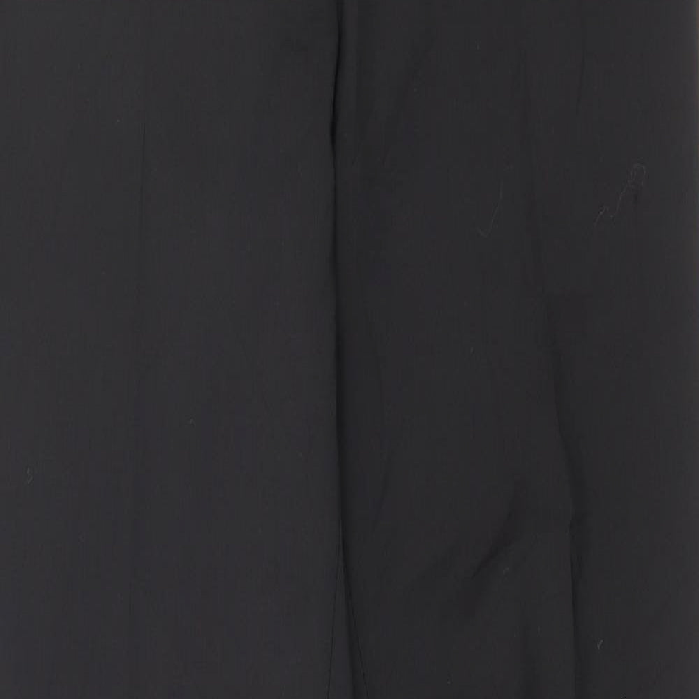 Slacks & Co Womens Black  Polyester Trousers  Size 25 L33 in Regular Zip