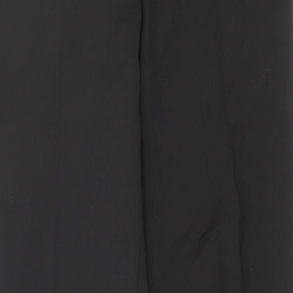 Slacks & Co Womens Black  Polyester Trousers  Size 25 L33 in Regular Zip