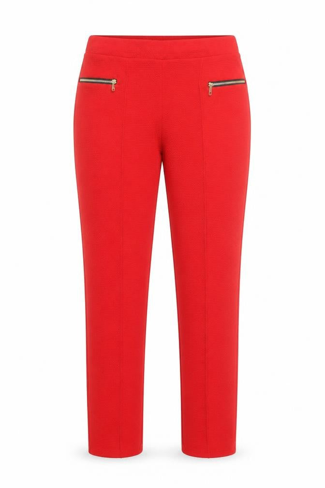Made in Italy Womens Red  Polyester Dress Pants Trousers Size 30 in L29 in Regular
