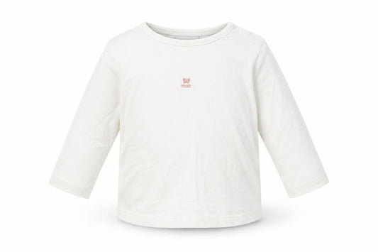 Mexx Baby White  Cotton Basic Polo Size 12-18 Months Crew Neck Snap