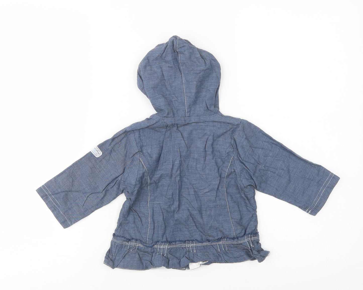 Sucre d'Orge Baby Blue   Basic Jacket Jacket Size 12 Months   Snap