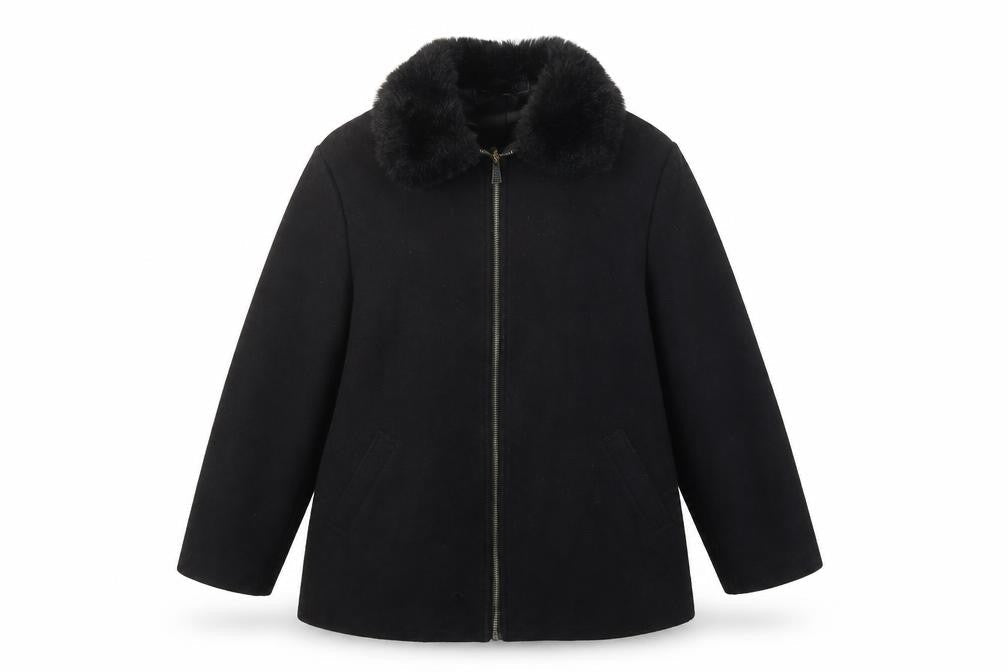 Tanya Womens Black   Jacket  Size S  Zip