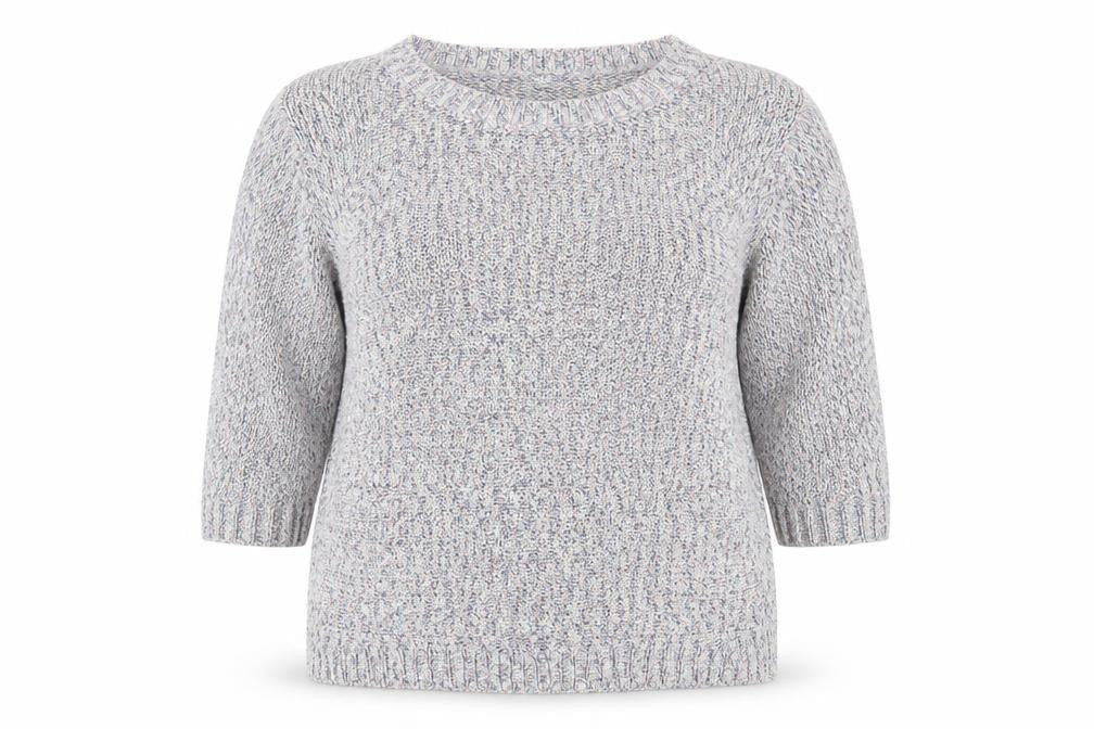M&Co Womens Multicoloured Round Neck  Acrylic Pullover Jumper Size 18