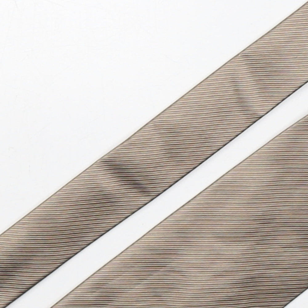 Van Hausen Mens Bronze  Silk Pointed Tie One Size