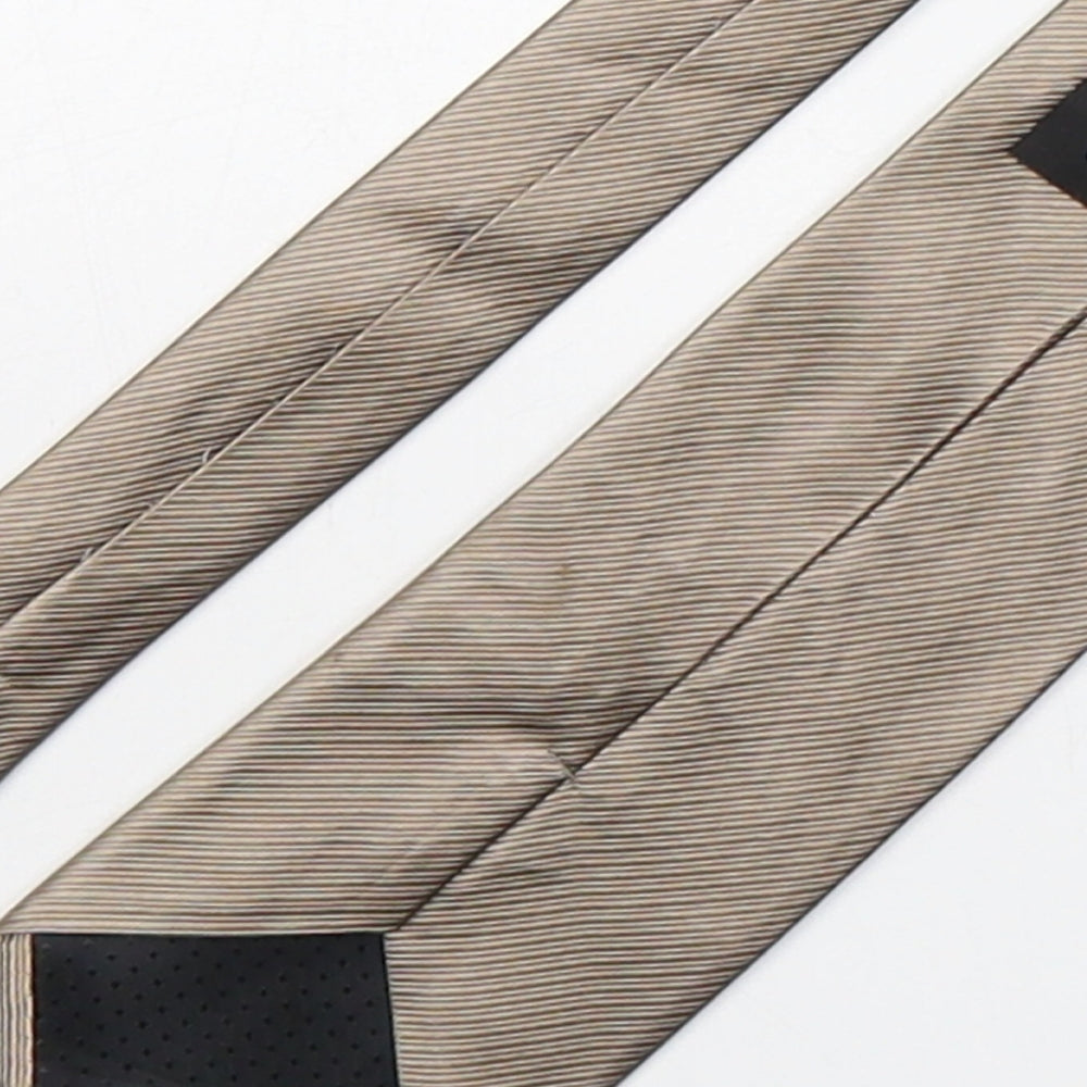 Van Hausen Mens Bronze  Silk Pointed Tie One Size