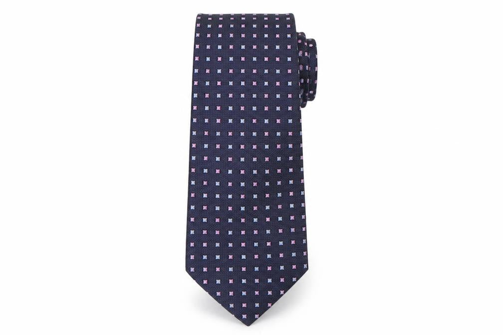 Marks & Spencer Mens Multicoloured Polka Dot Silk Pointed Tie One Size
