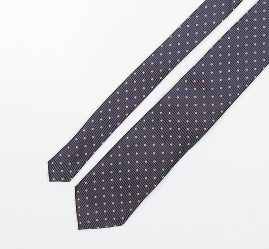 Greenwoods Mens Multicoloured Polka Dot Polyester Pointed Tie One Size