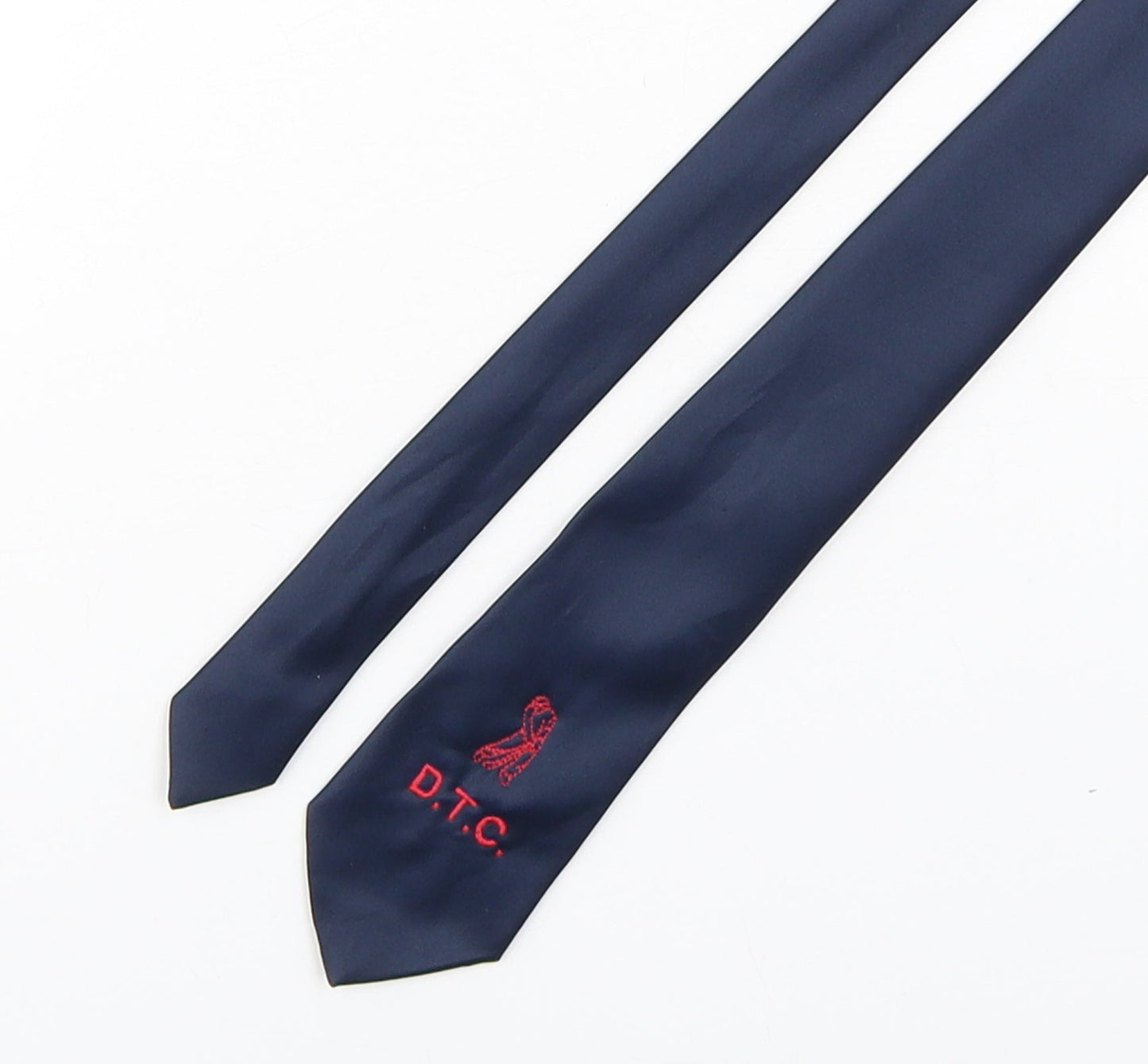 Gold Bear Mens Blue  Polyester Pointed Tie One Size