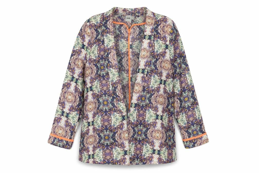 ASOS Womens Multicoloured Geometric  Jacket Blazer Size 10