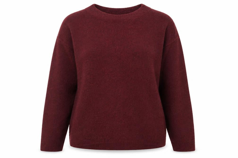 H&M Womens Purple Crew Neck  Acrylic Pullover Jumper Size S