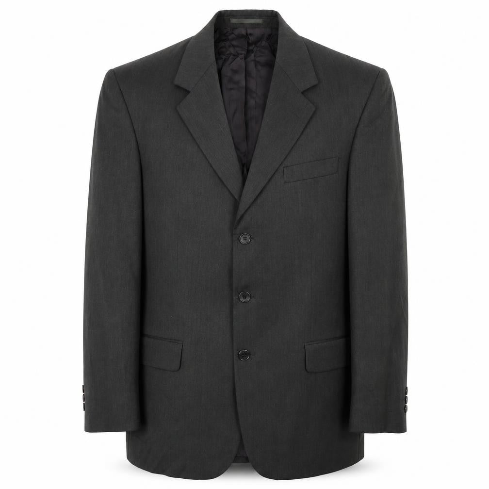 HR Tailoring Mens Grey  Wool Jacket Blazer Size 42