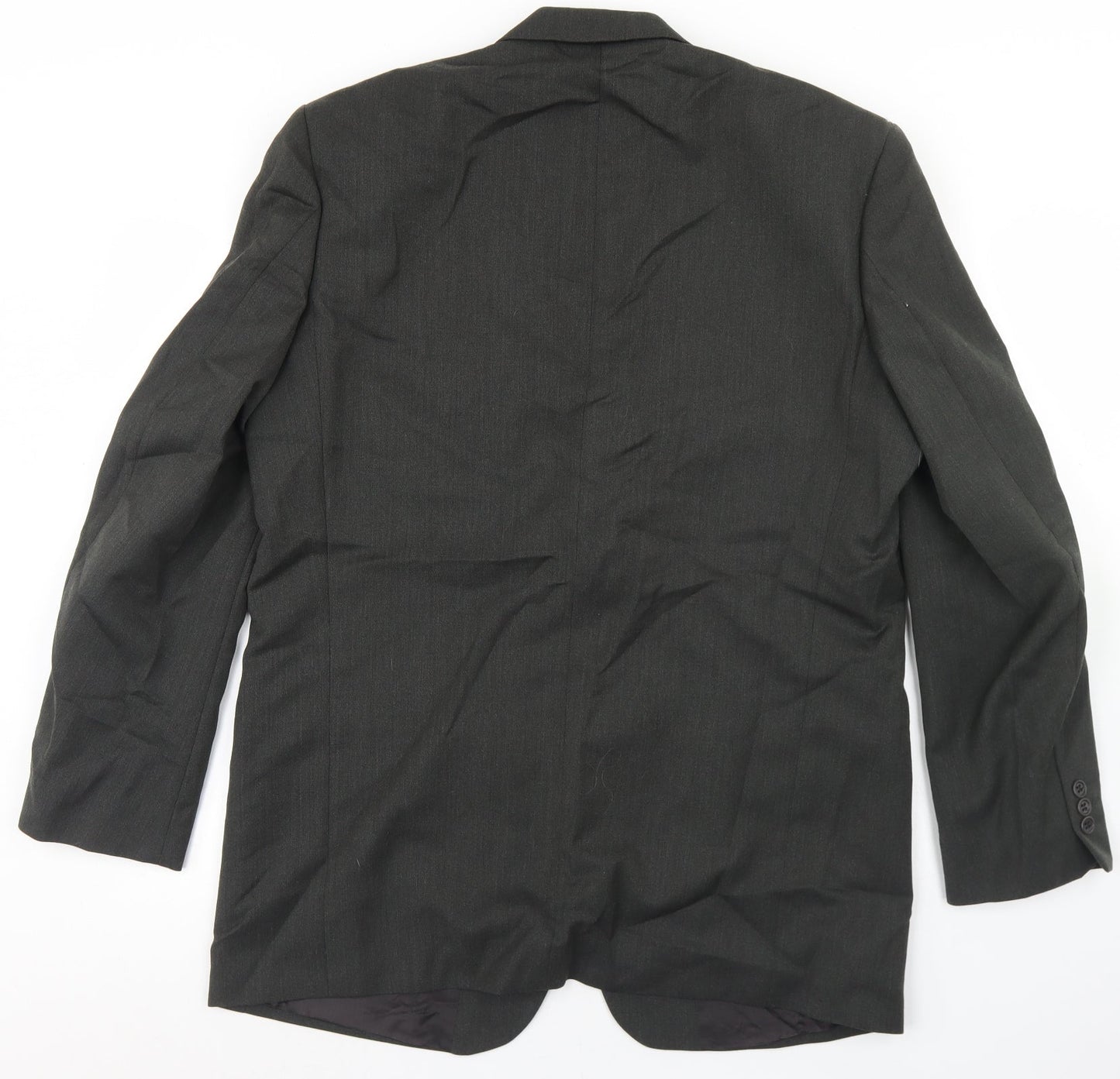 HR Tailoring Mens Grey  Wool Jacket Blazer Size 42