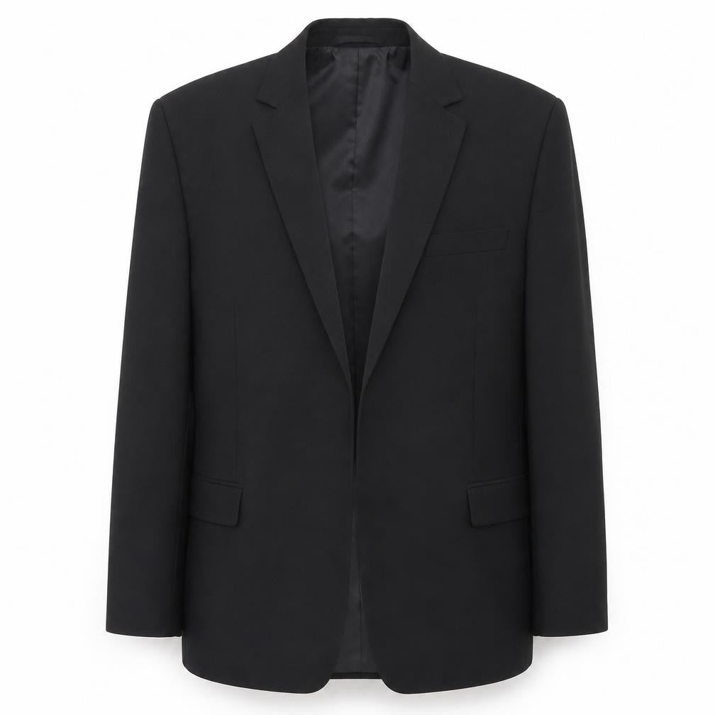 Burton Mens Black  Polyester Jacket Blazer Size 40