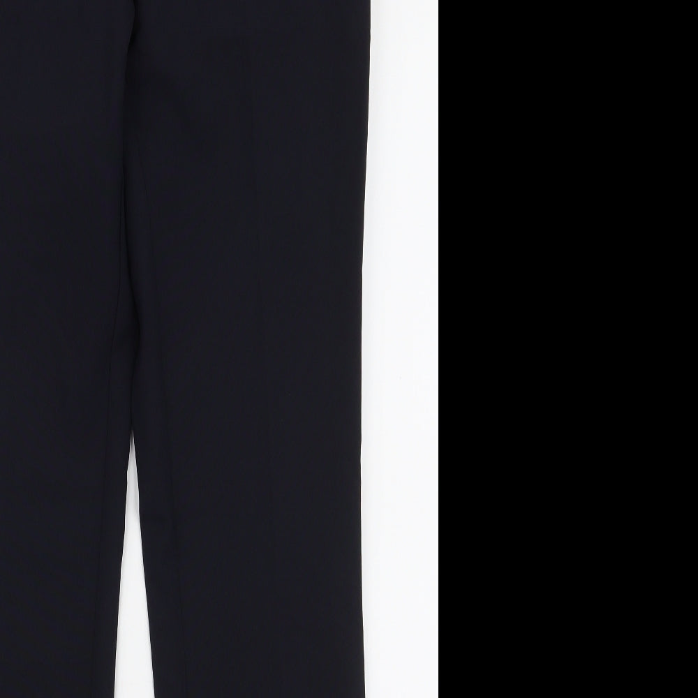 Atmosphere Womens Blue  Polyester Dress Pants Trousers Size 8 L32 in Slim Zip