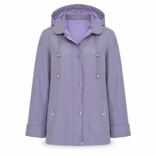 Isle Womens Purple   Anorak Coat Size 12  Zip