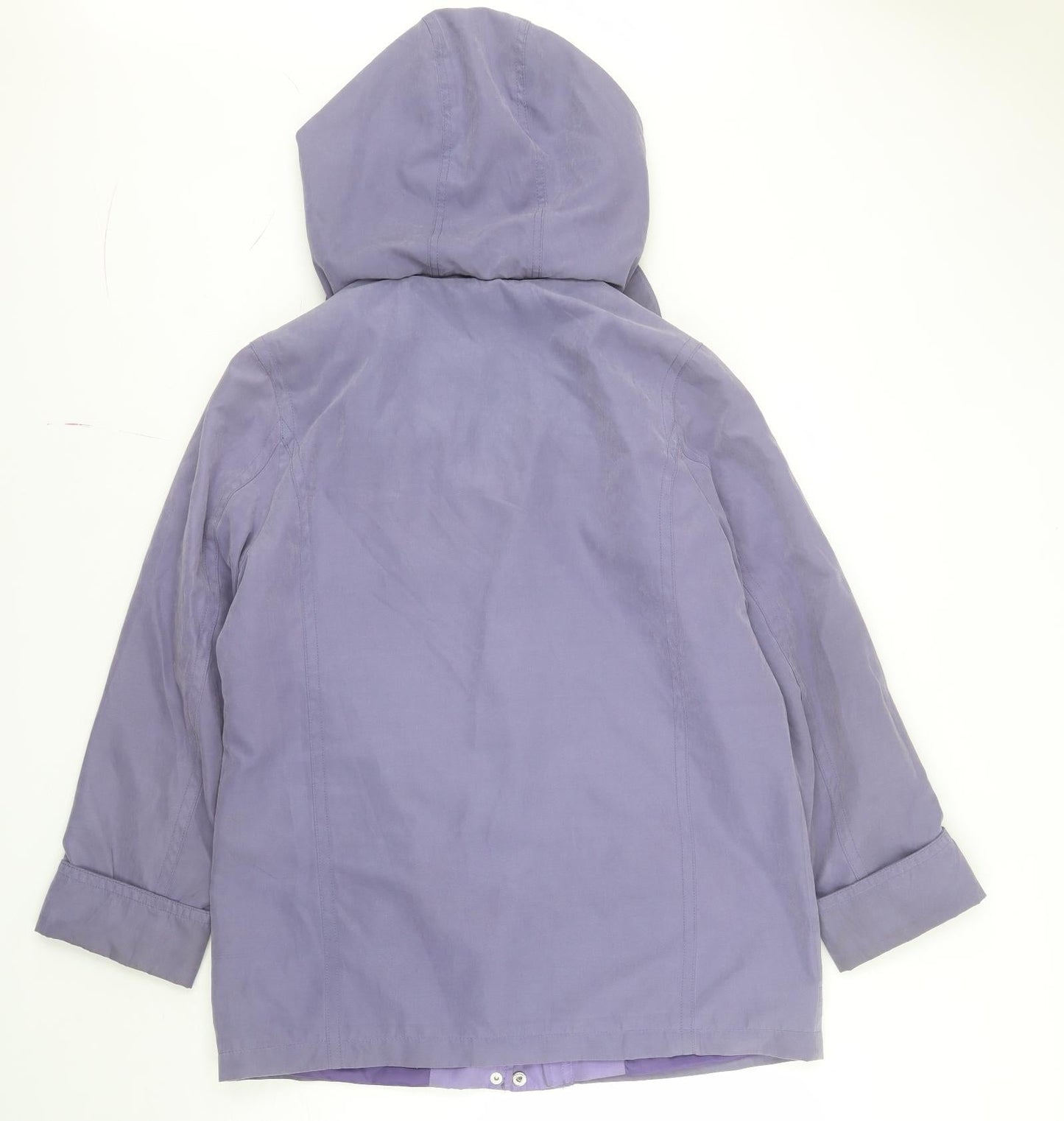 Isle Womens Purple   Anorak Coat Size 12  Zip