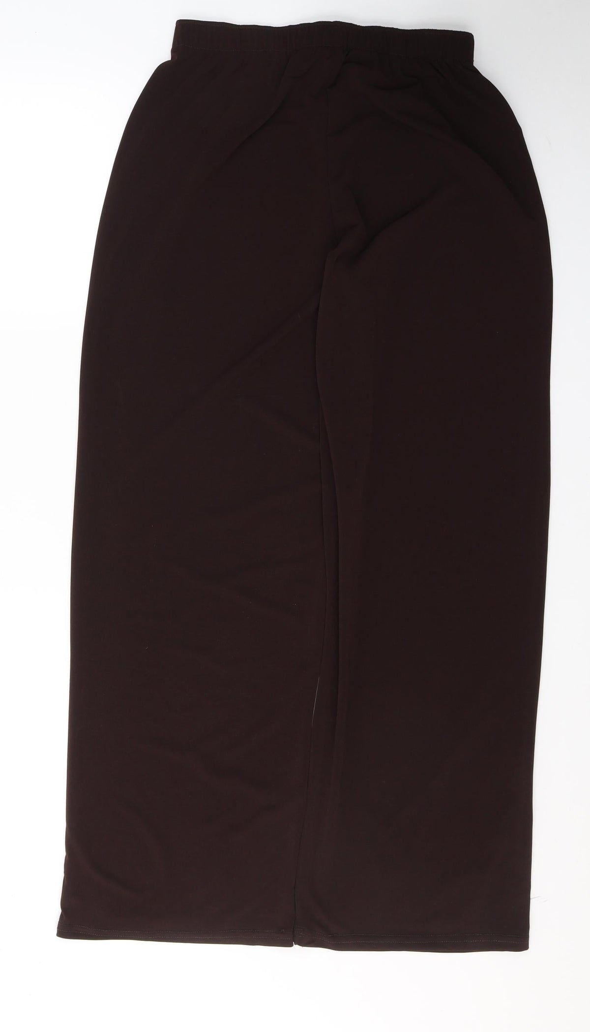 Preworn Womens Black  Polyester Trousers  Size M L31 in Regular Tie