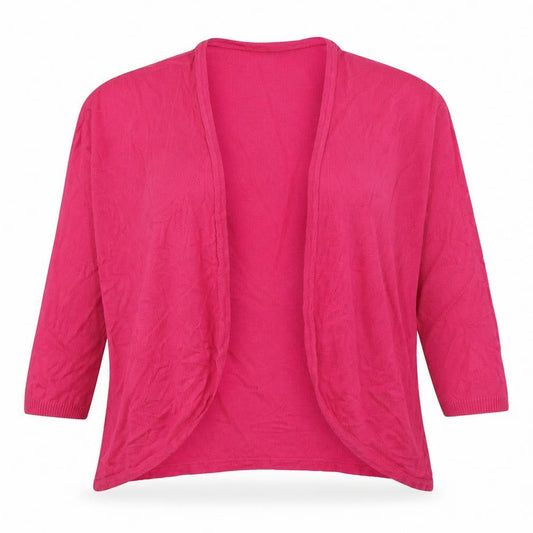AJC Womens Pink V-Neck  Cotton Cardigan Jumper Size 10