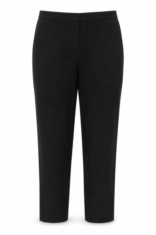 TU Womens Black  Polyester Trousers  Size 14 L28 in Regular Buckle