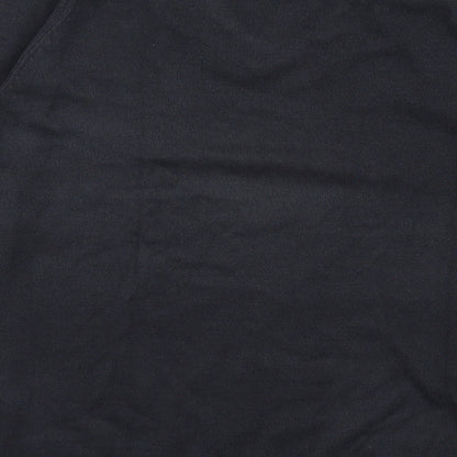 Marks & Spencer Mens Black V-Neck  Acrylic Pullover Jumper Size S