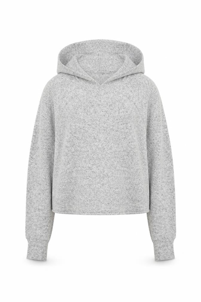H&M Womens Grey  Polyester Pullover Hoodie Size 4  Pullover