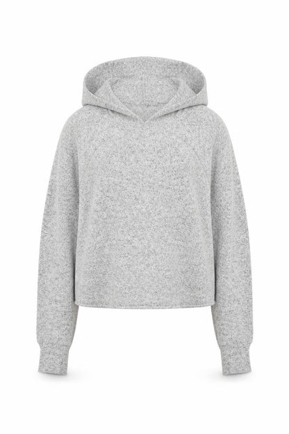 H&M Womens Grey  Polyester Pullover Hoodie Size 4  Pullover