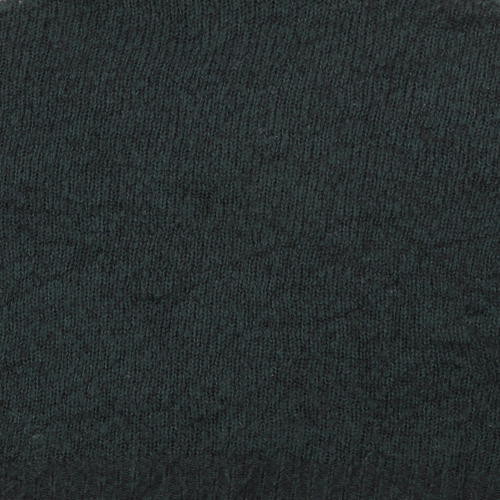 New Look Womens Green High Neck  Acrylic Pullover Jumper Size S