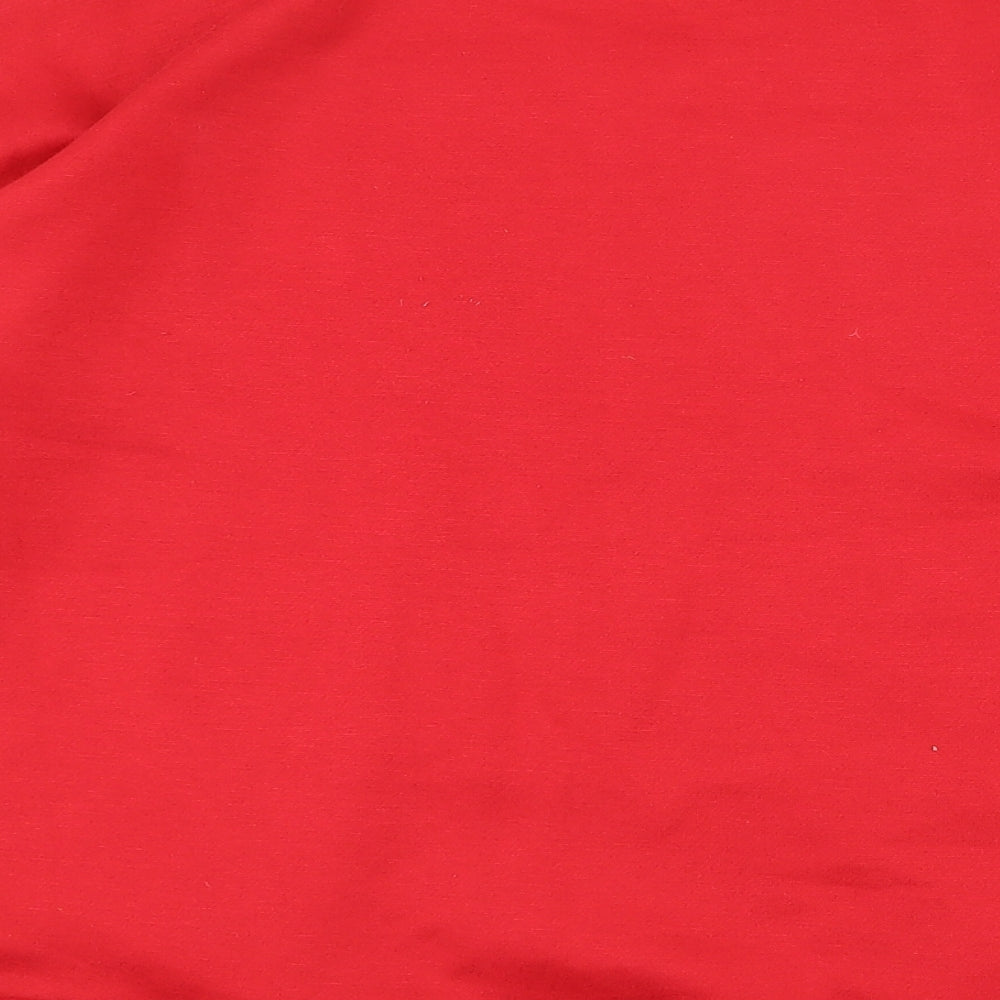 Papaya Womens Red  Polyester Pullover Sweatshirt Size M  Pullover