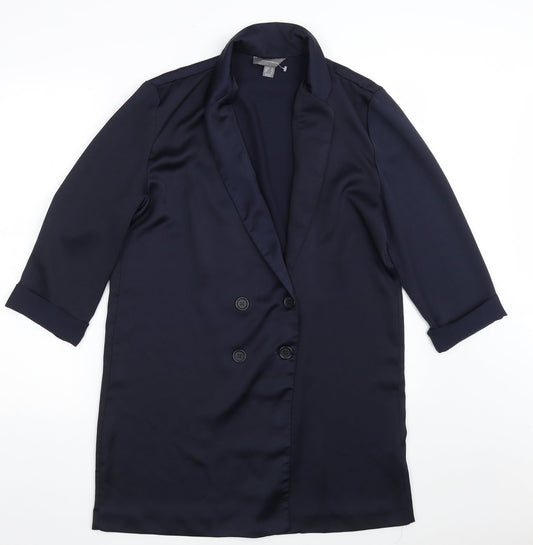 Atmosphere Womens Blue   Jacket  Size 12  Button