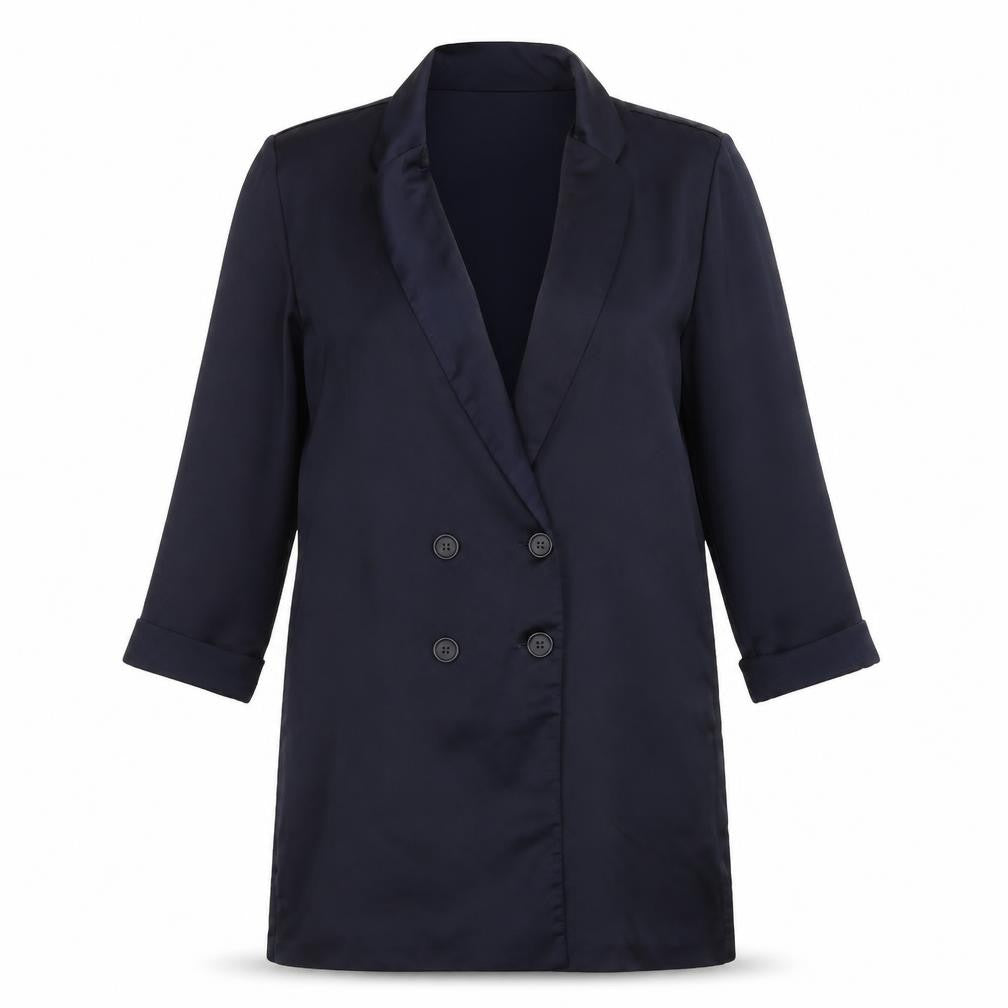 Atmosphere Womens Blue   Jacket  Size 12  Button