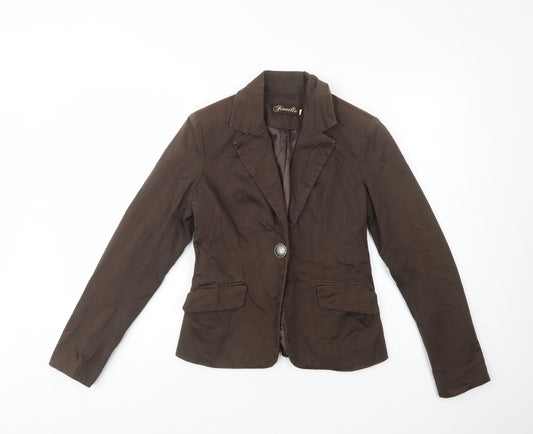 Fionella Womens Green   Jacket Blazer Size XS  Button