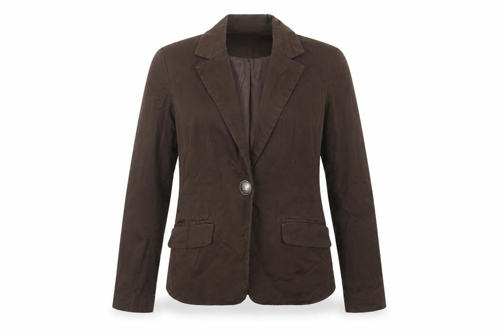 Fionella Womens Green   Jacket Blazer Size XS  Button