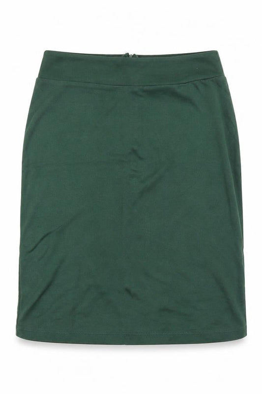 Body Flirt Womens Green  Polyester A-Line Skirt Size S   Zip