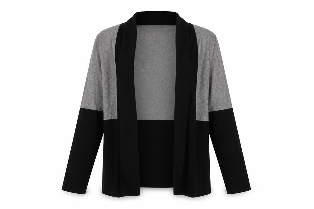 Preworn Womens Grey Collared  Rayon Cardigan Jumper Size M