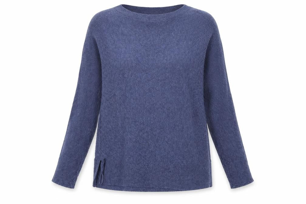 Dorothy Perkins Womens Blue Boat Neck  Polyester Pullover Jumper Size 8