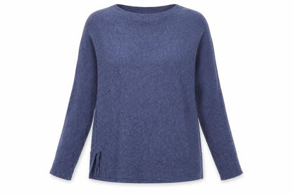 Dorothy Perkins Womens Blue Boat Neck  Polyester Pullover Jumper Size 8