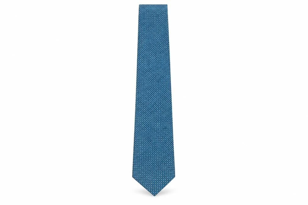 Wolsey Mens Green Polka Dot Polyester Pointed Tie One Size