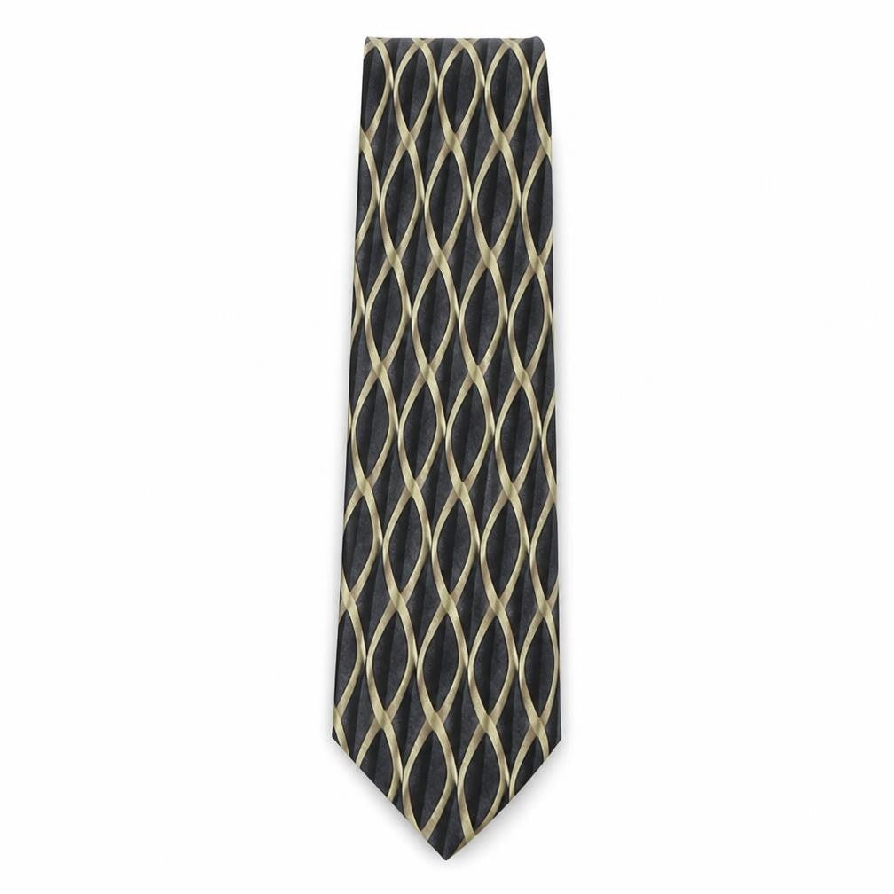 Marks & Spencer Mens Multicoloured Geometric Silk Pointed Tie One Size
