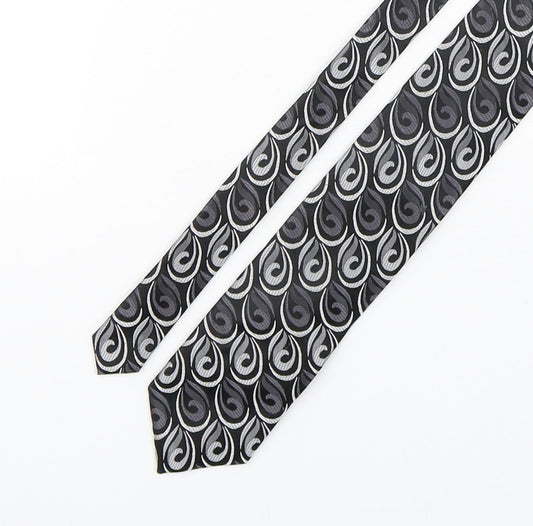 Knightsbridge Mens Multicoloured Paisley Silk Pointed Tie One Size